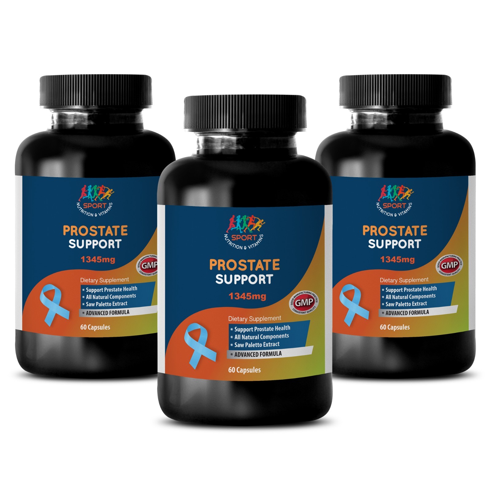 Health Formula – PROSTATE SUPPORT – Saw Palmetto – Vitamins E & B – 3B 180Ct
