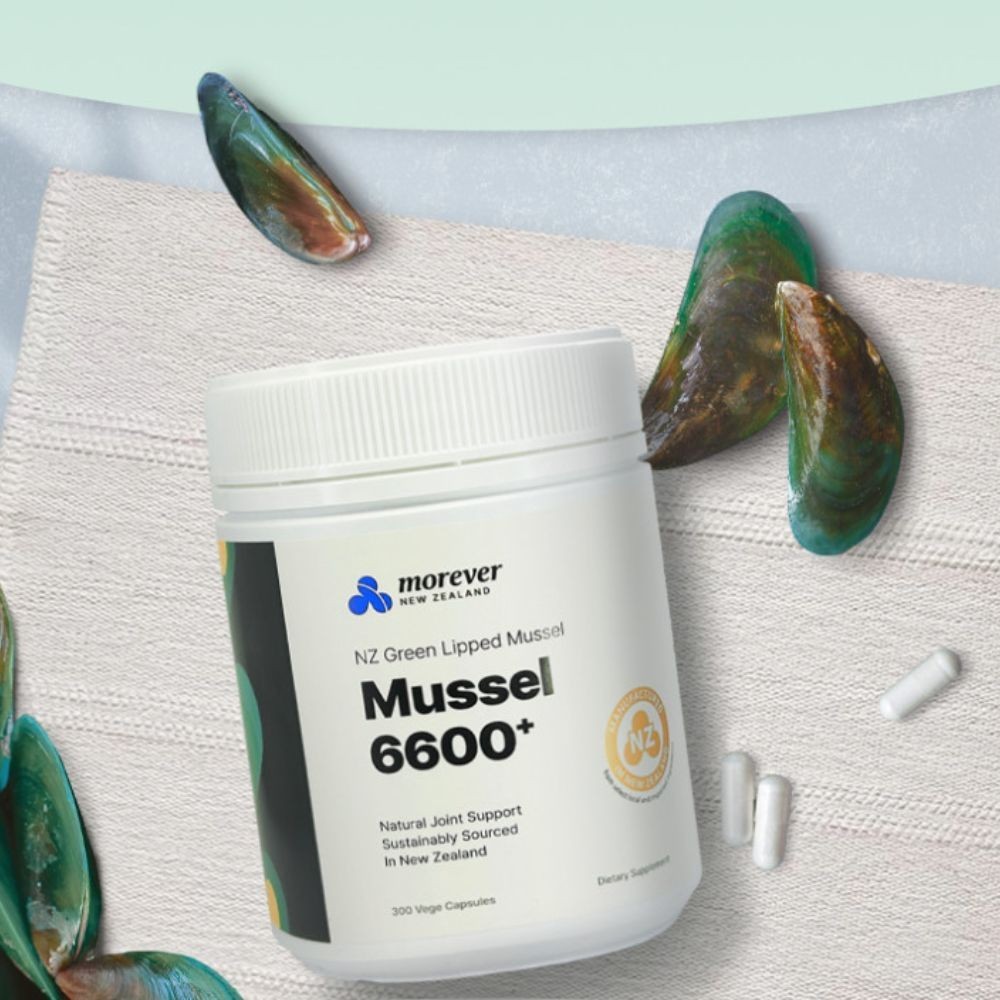 Morever New Zealand Green Lipped Mussel 6600+ 300 Capsules