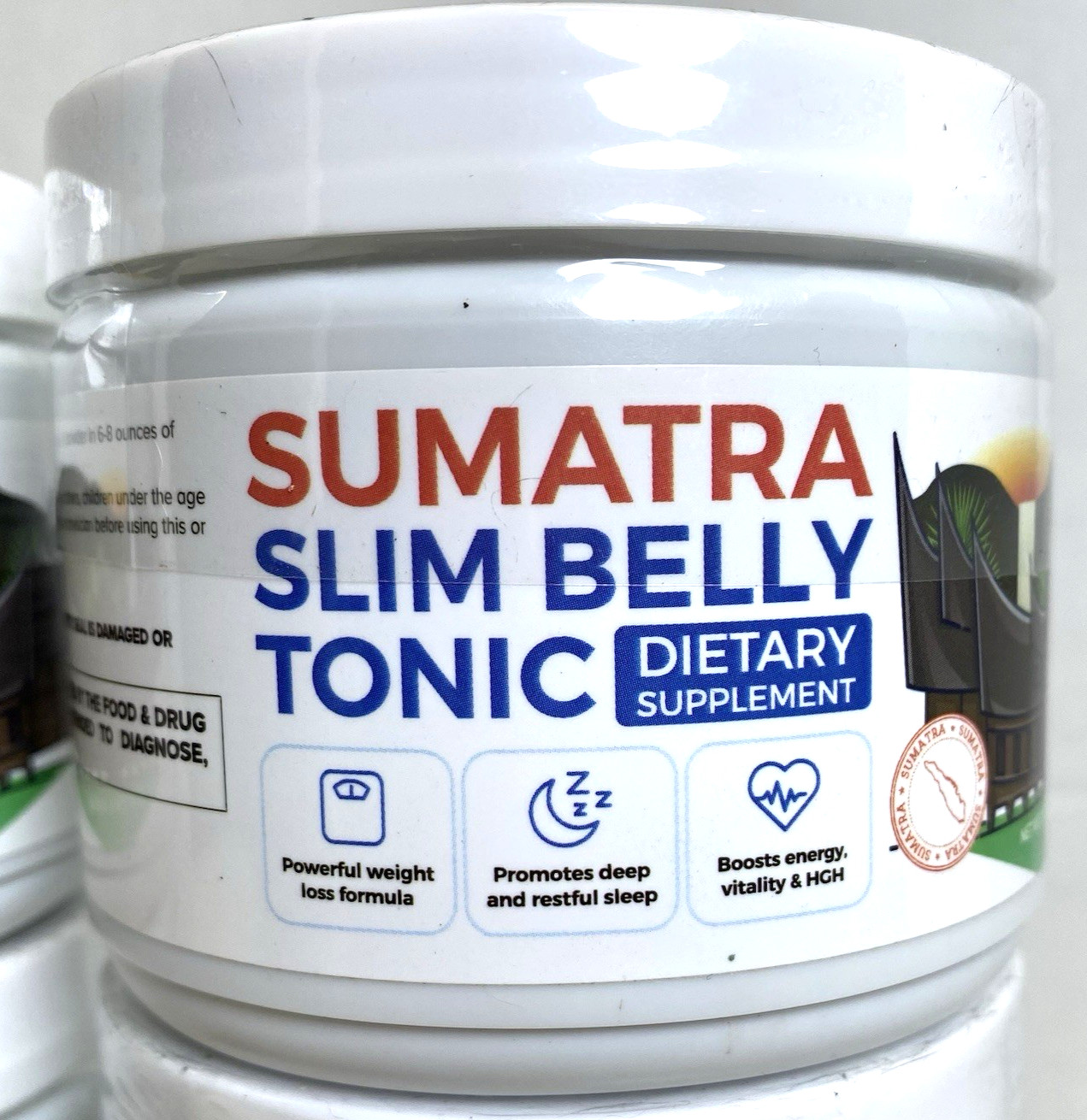 6 Sumatra Slim Belly Tonic Powder Weight Loss Energy Support 2.95 oz Exp 05/2026