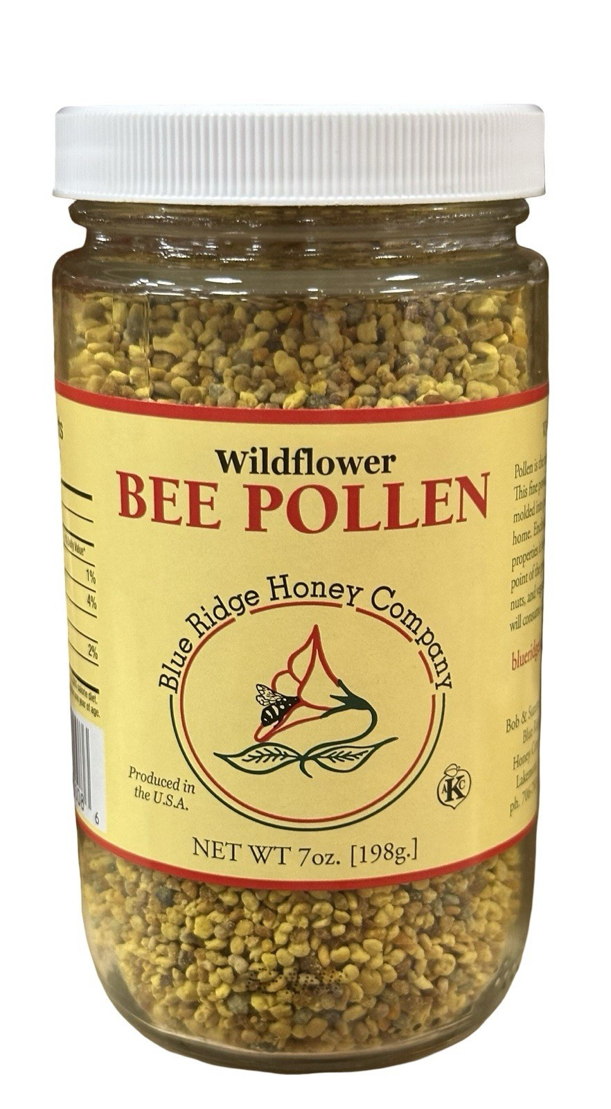 Blue Ridge Honey Company Wildflower Bee Pollen Granules 7oz (198g)