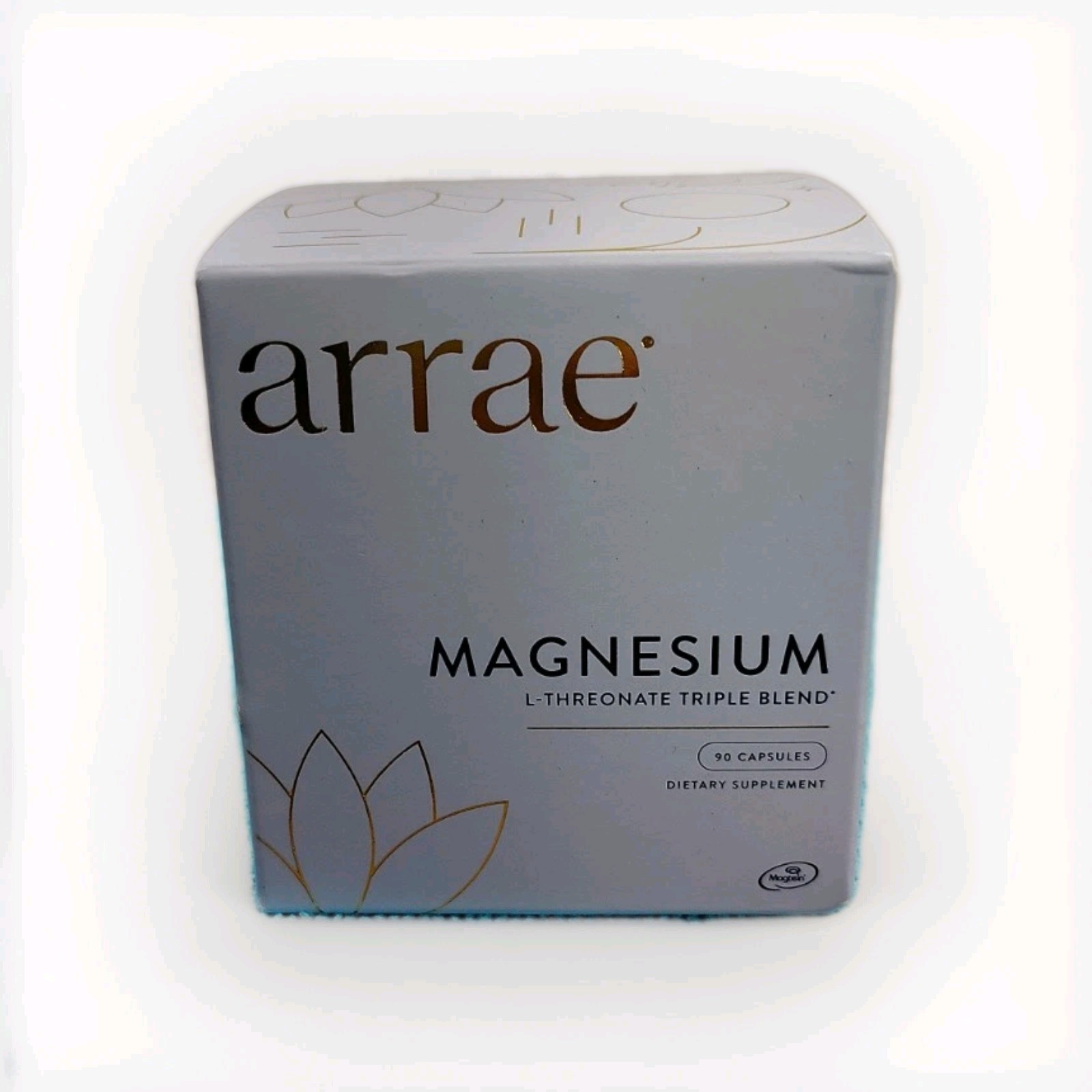 Arrae Magnesium L-Threonate Triple Blend 90 Capsules Exp: 06/27 damaged box
