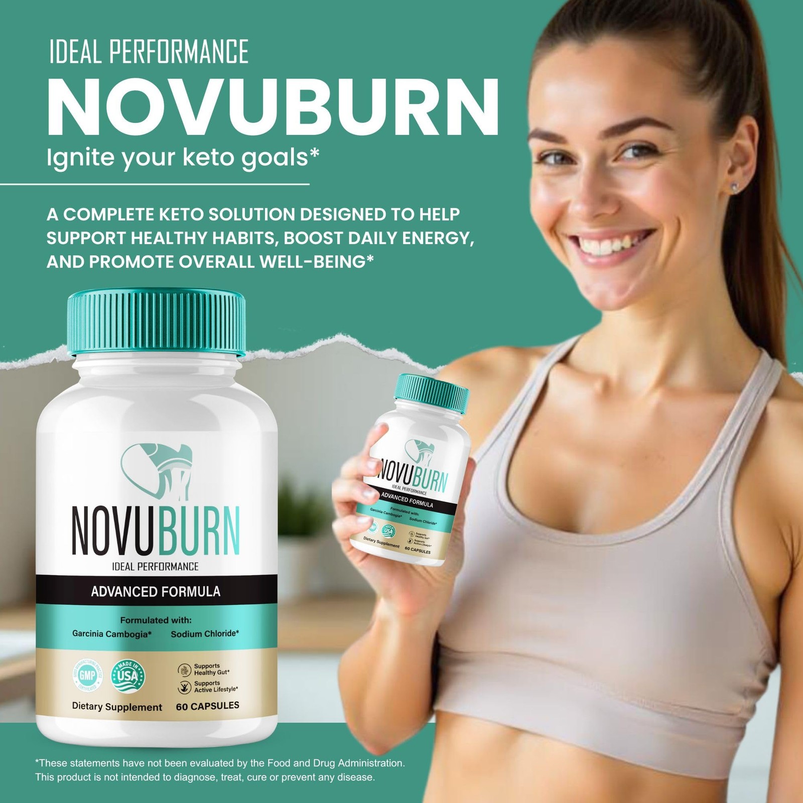 Novuburn Weight Management Metabolic Health Supplement – 300 Capsules (5 Pack)