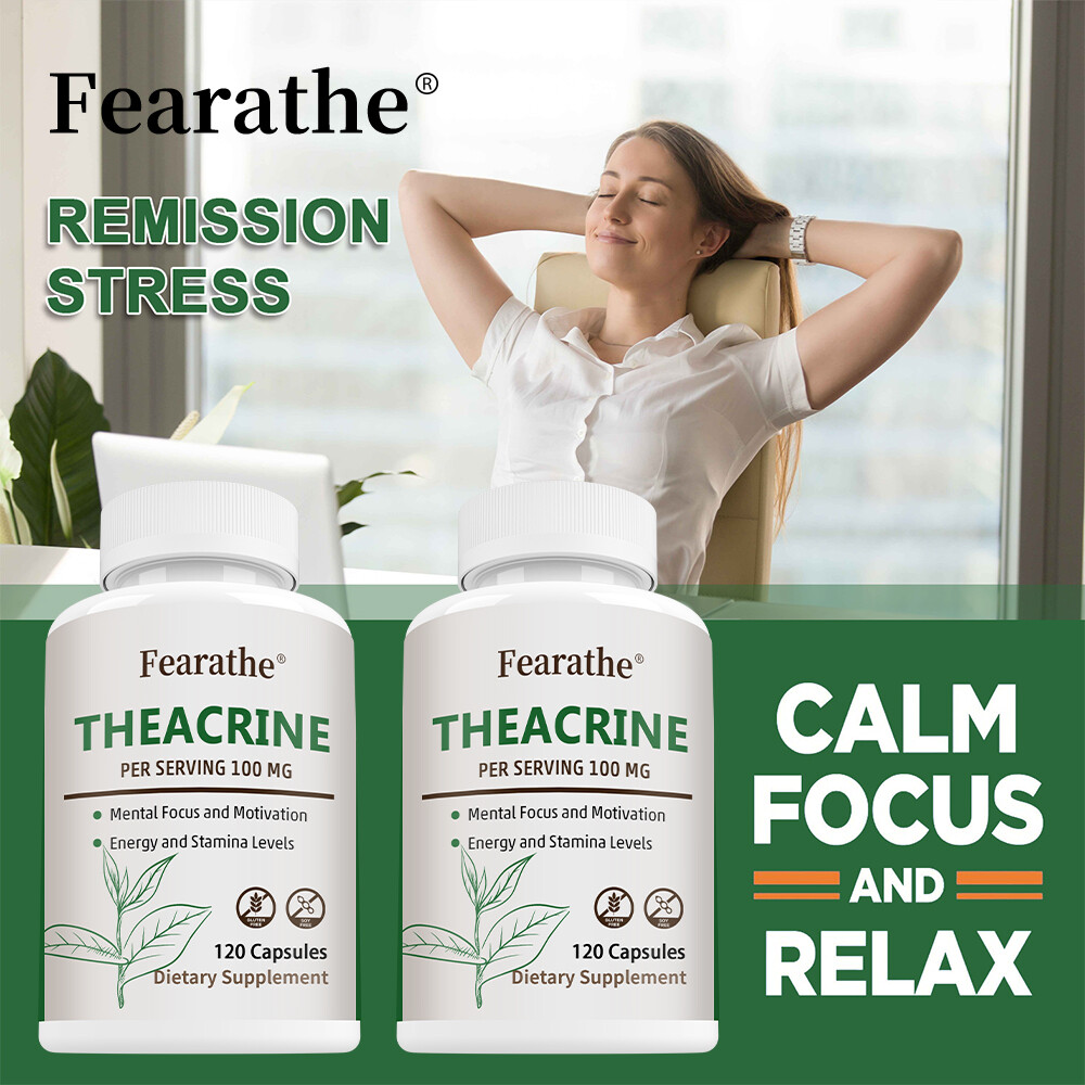 Theacrine (TeaCrine) Capsules Caffeine Replacement 100 mg Capsules