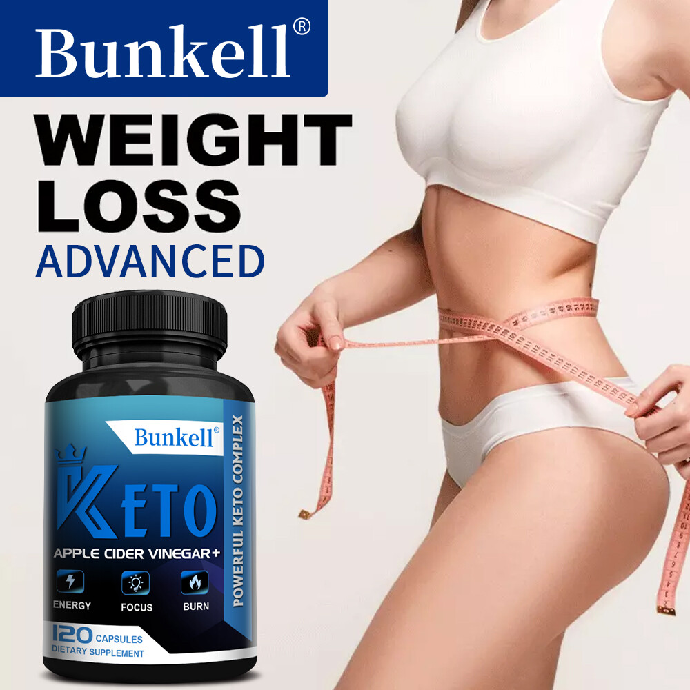 Keto with apple cider vinegar slim weight loss capsules diet supplement fat burn