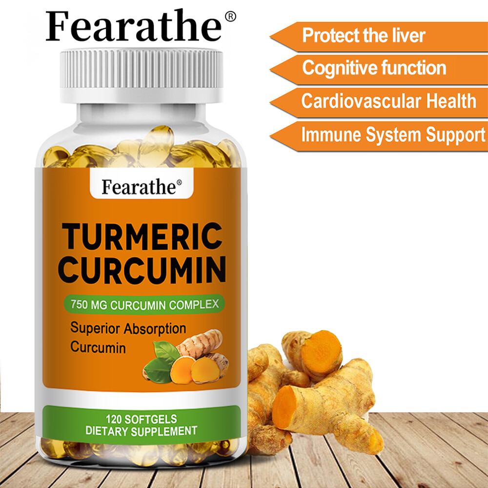 Turmeric Curcumin 750 mg Herbal Extract 30 to 120 Capsules