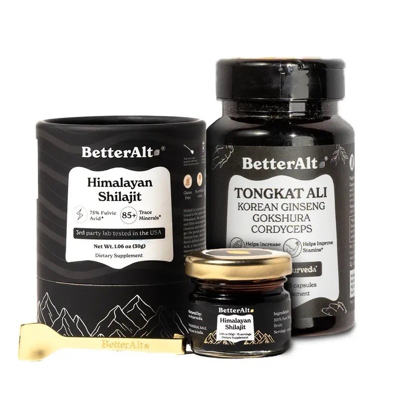 BetterAlt Himalayan Shilajit 30g | Ginseng energy bundle