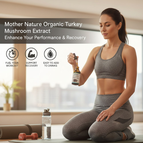 Mother Nature Turkey Tail Immune System Dietary Supplements – 60 ML