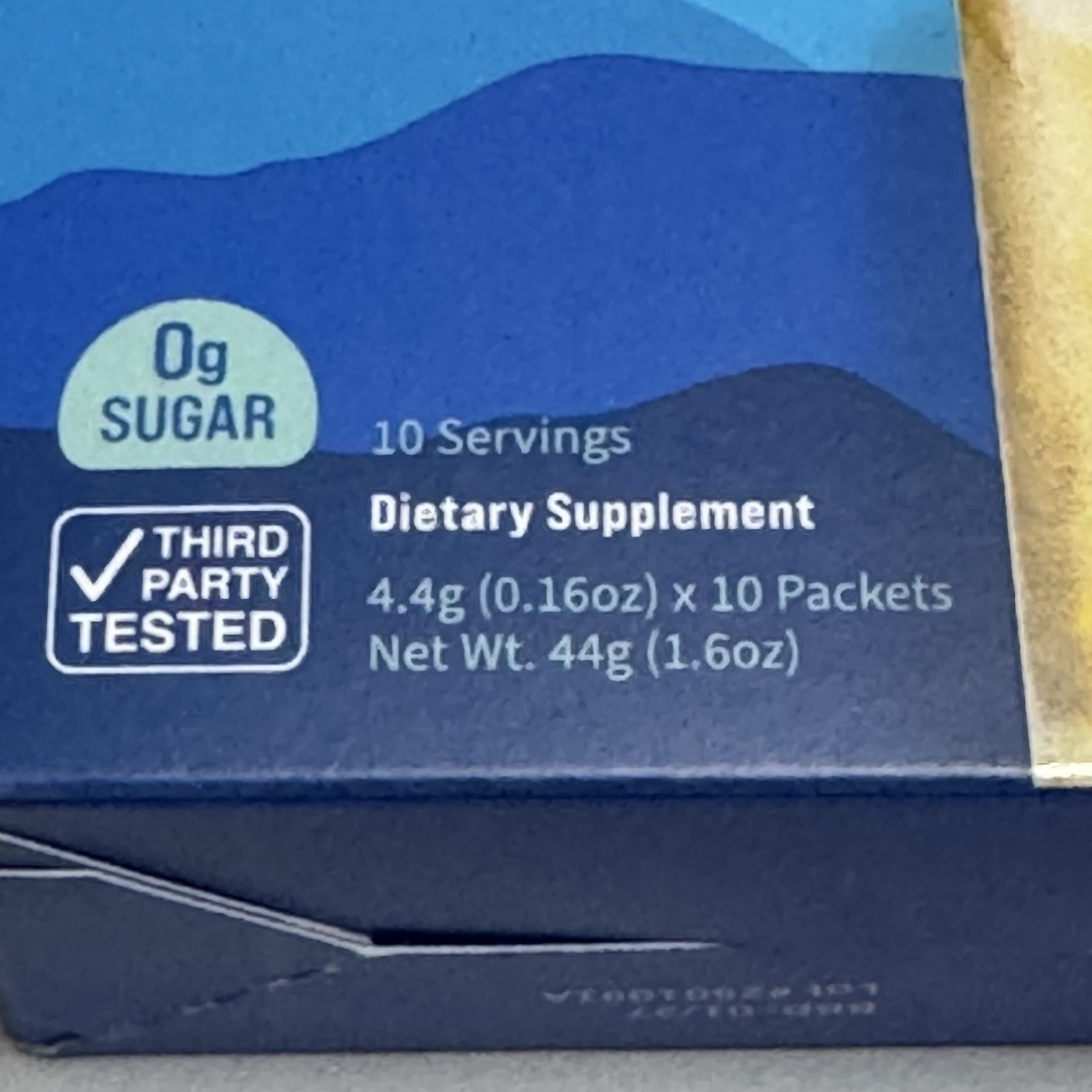 3x Nello Supercalm Calming Drink Mix Tropical Tangerine 10 ct per box EXP 1/27