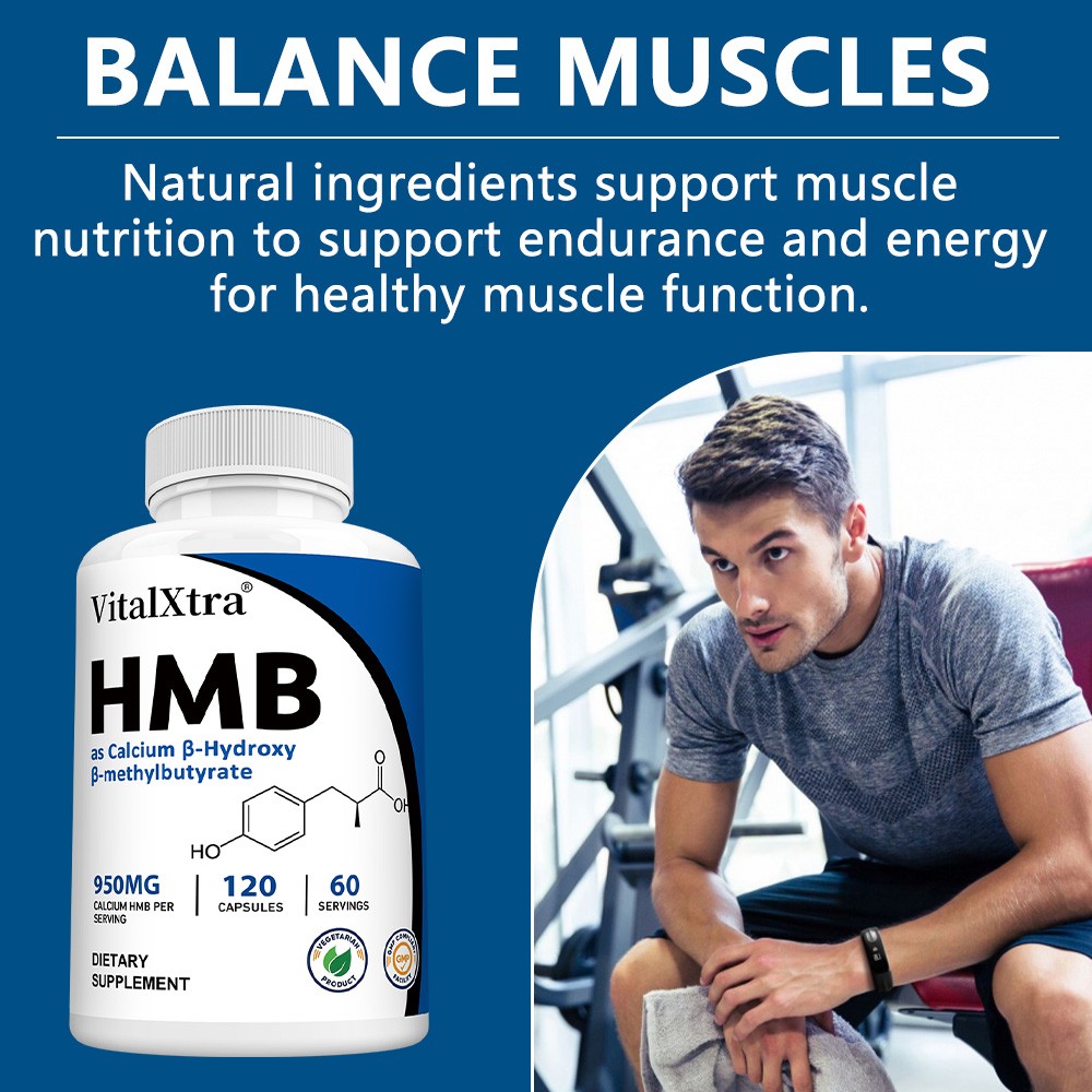 Calcium β Hydroxy β Methylbutyrate Capsules Enhance Protein Synthesis 30-120 CT