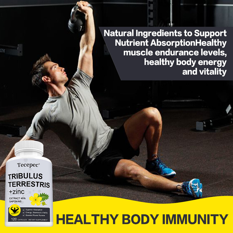 Tribulus Terrestris for Men 1500mg | 120 Capsules | Maximum Strength