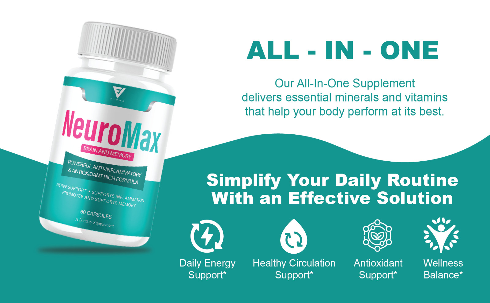 (5 Pack) NeuroMax Brain and Memory Support, Neuro Max Capsules (300 Capsules)