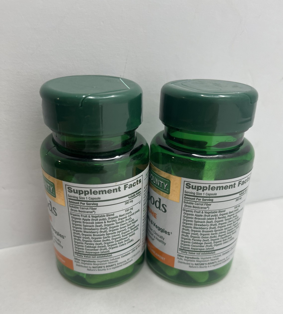 Nature’s Bounty 2pk Superfoods Plus Immune 30 Capsules 23 Fruits Veg Exp 12/26