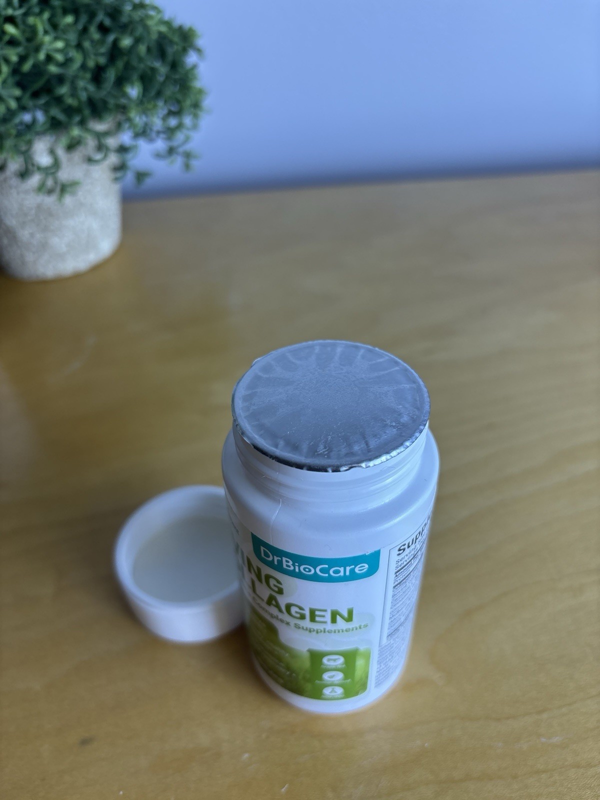 DrBioCare Living Collagen L-Carnitine Complex 1500mg 60 Caps Grass-Fed Non-GMO