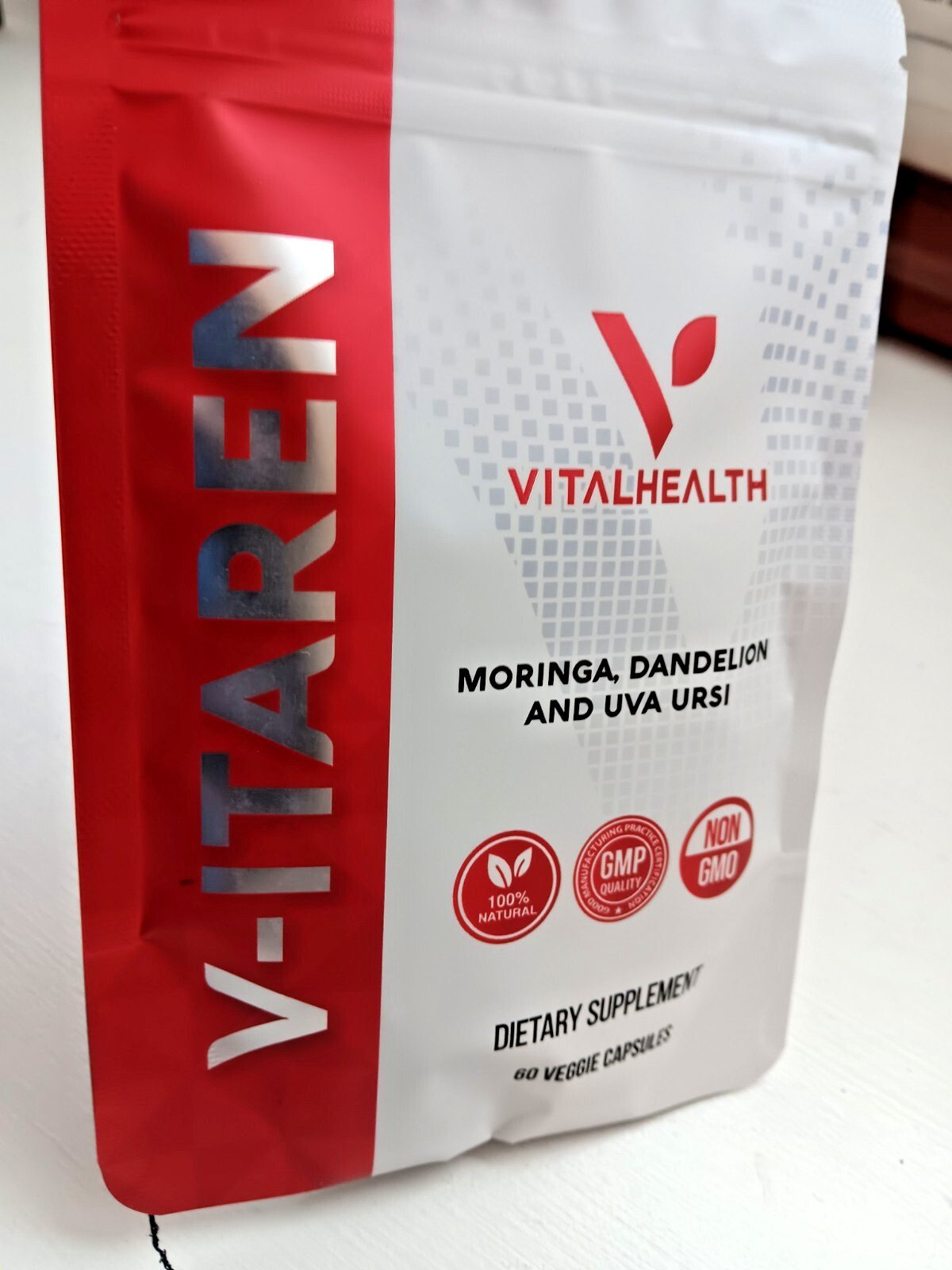 Vital Health V-ITAREN Dandelion, Moringa and Uva Ursi |