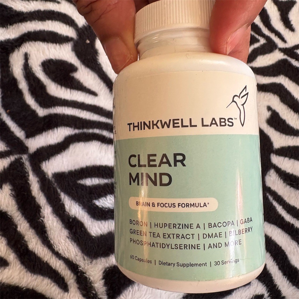 ThinkWell Labs Clear Mind Brain & Focus Support Dietary Supplement 60