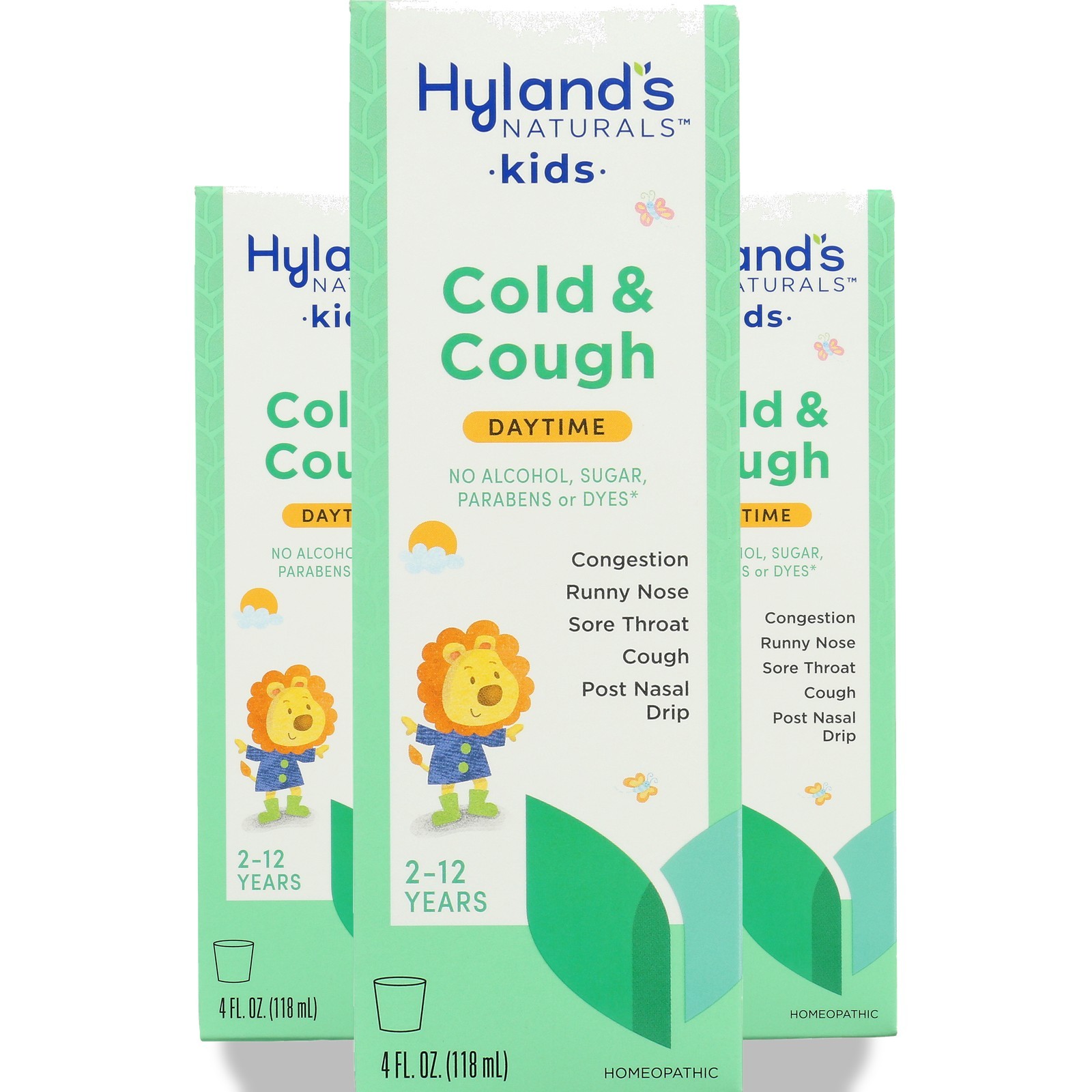 Hyland’S Naturals Kids Cold & Cough Daytime 4 Fl Oz 3 Pack