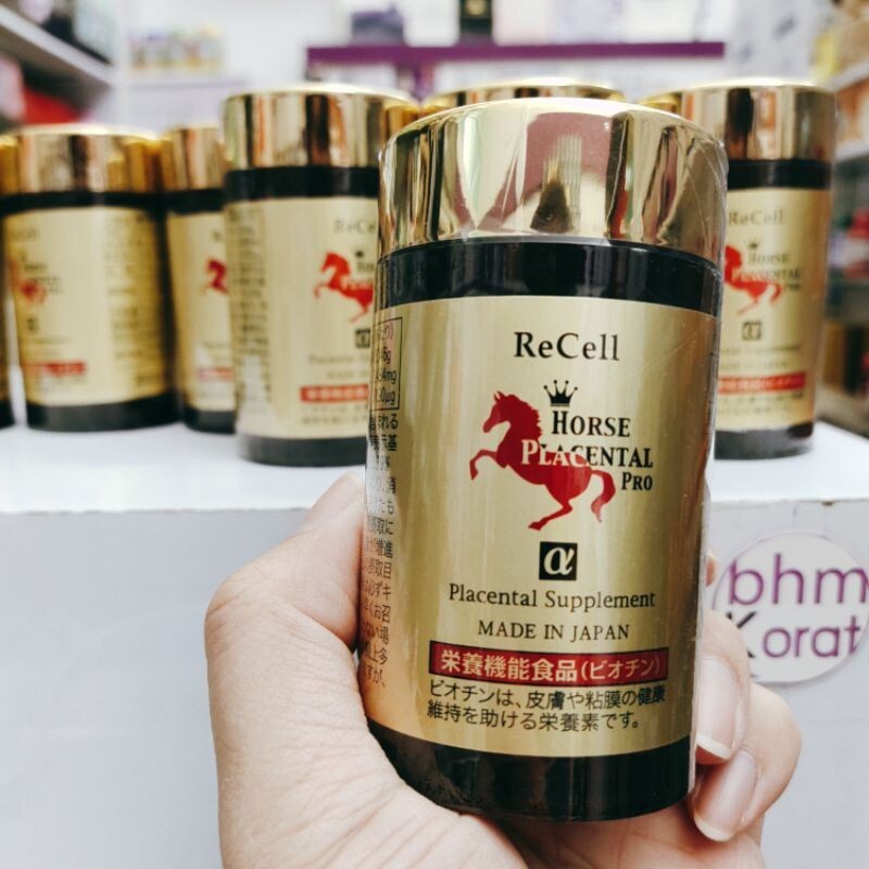 New Recell Horse Placenta 44,000 mg Japan Supplement Anti Aging White Skin