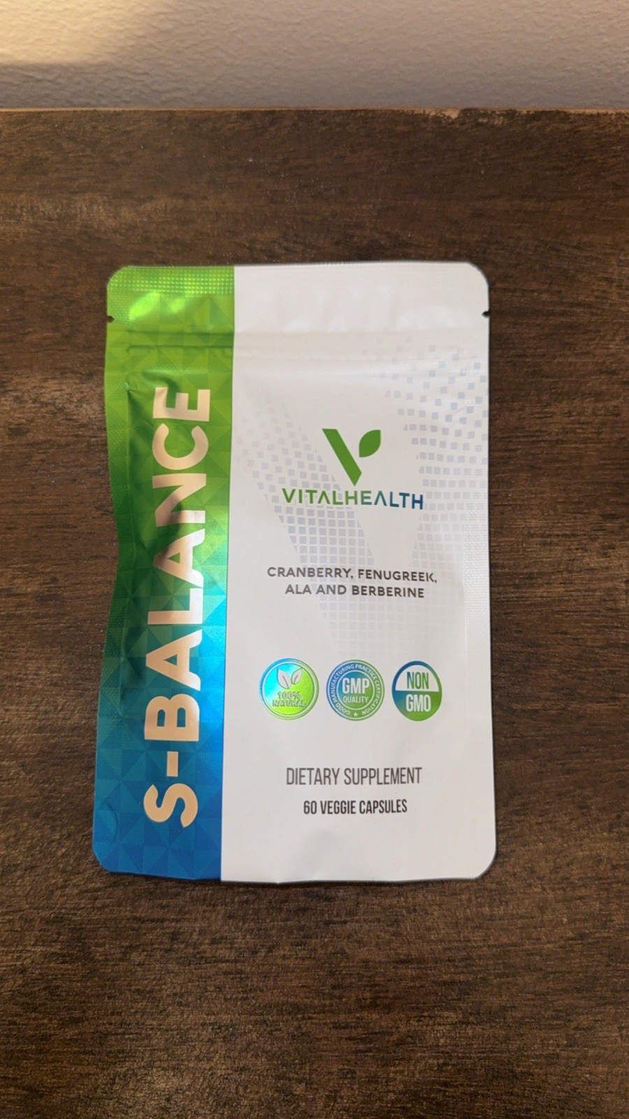 Vital Health S-Balance Insulin & Blood Sugar Support Weight Loss – NIP Capsules
