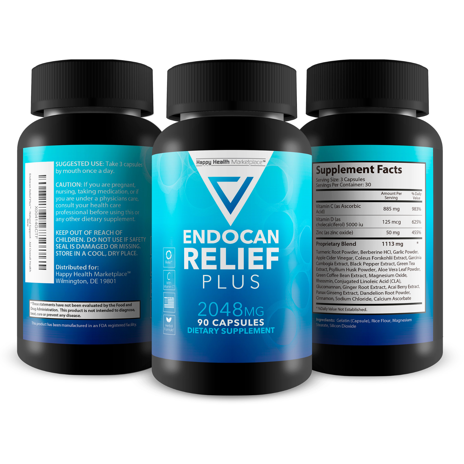 Endocan Relief Plus – Natural Relief from Temporary Aches, Discomfort, Swelling