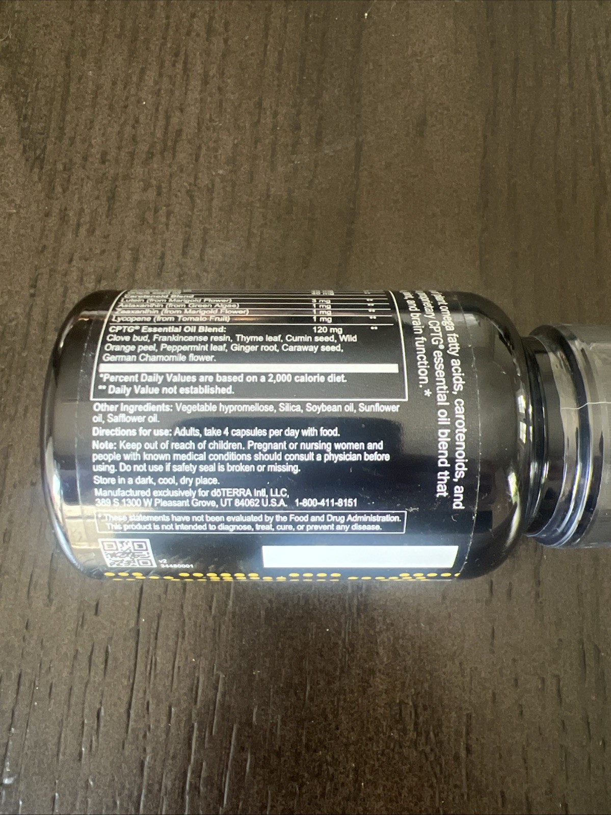 doTERRA vEO Mega VEGAN Essential Oil Omega Complex 120 Liquicaps Exp 6/2027 New!