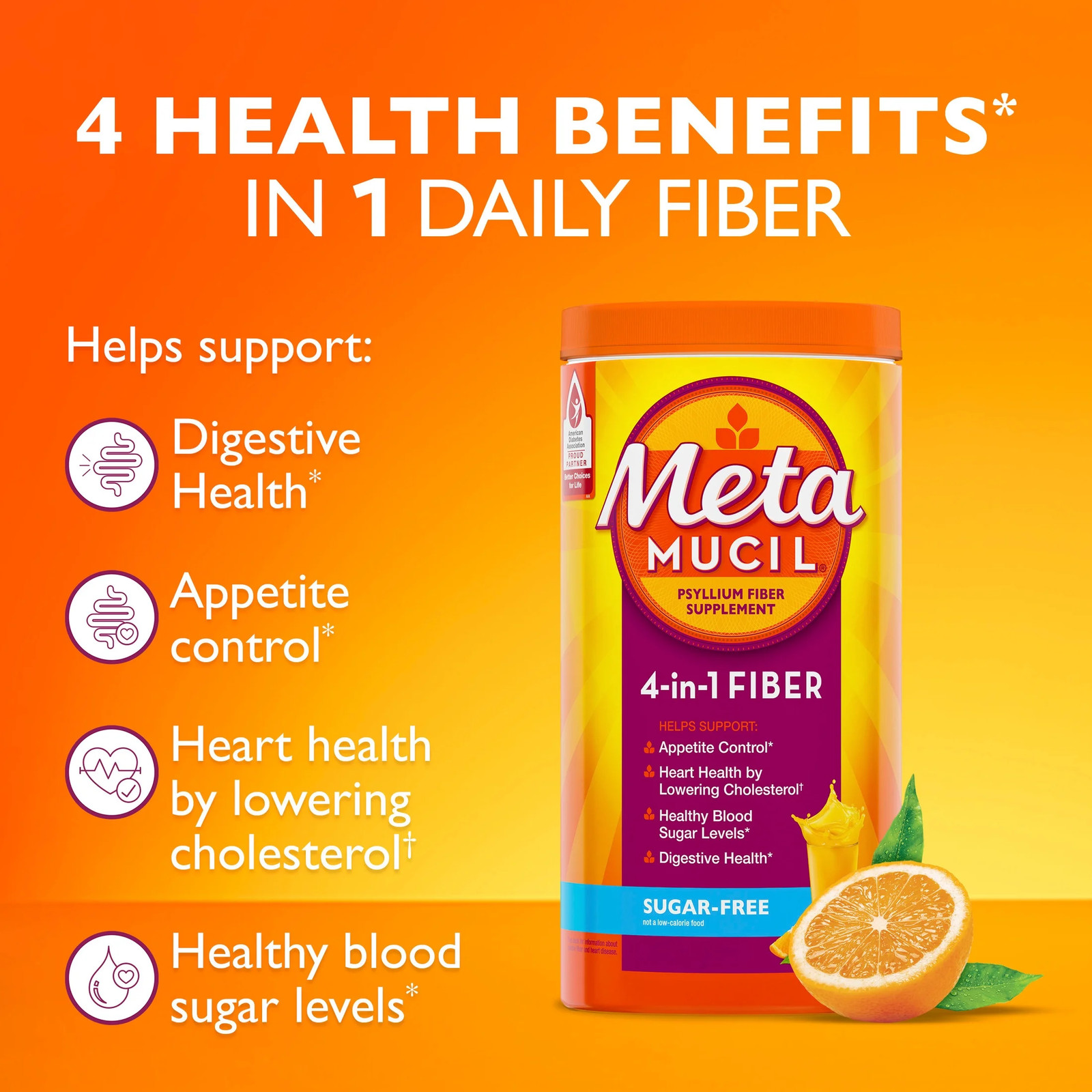 Premium Blend Sugar-Free with Stevia – Orange ?? 72 Tsp