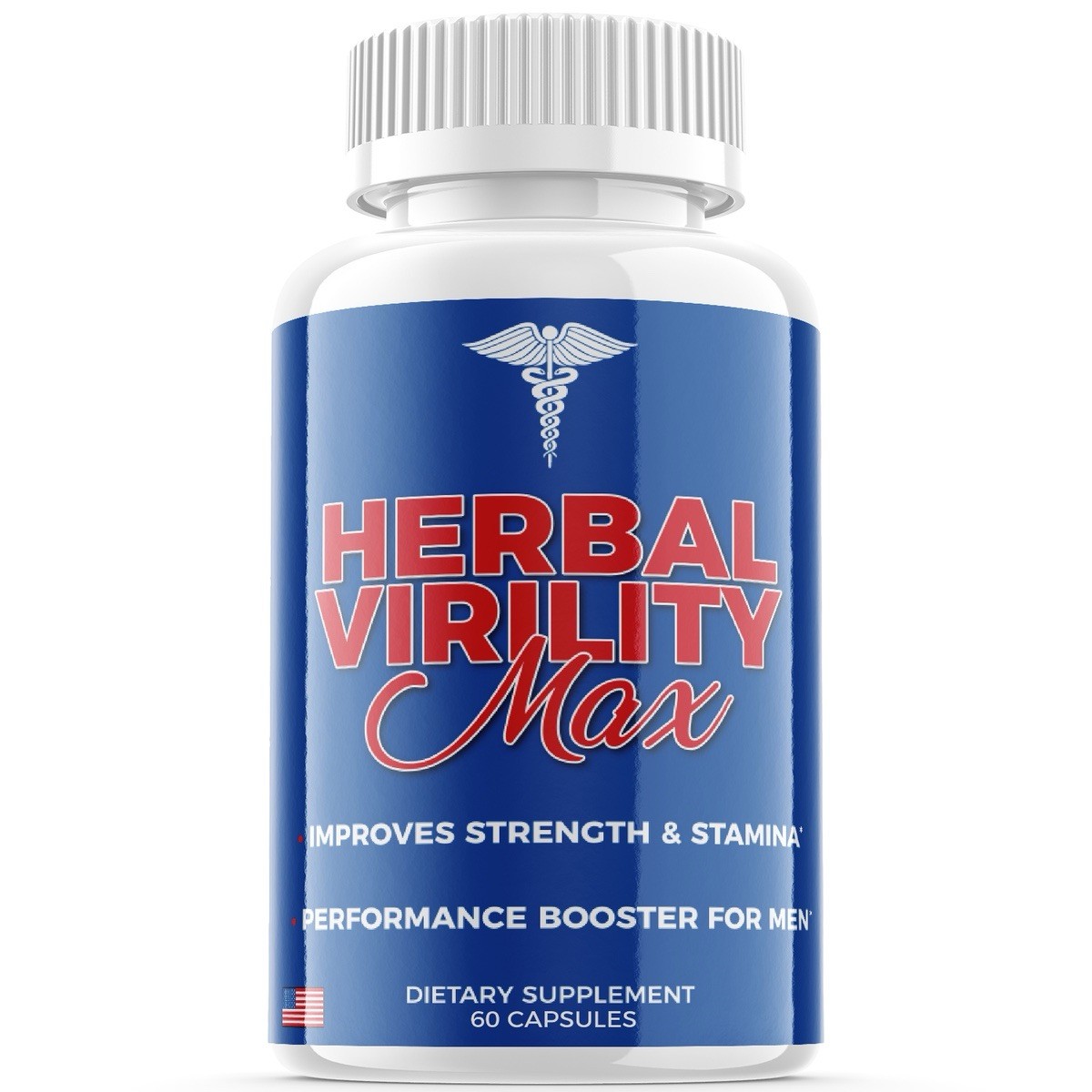 Herbal Virility Max Maximum Strength Male Performance Supplement – 60 Tablets
