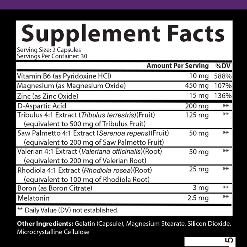 Angry Supplements Monster Test Booster Capsulas 120ct + Monster PM