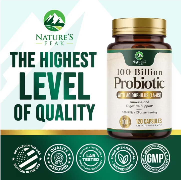 Probiotics for Women’s Digestive Health – 100 Billion CFU, 16 Strains Prebiotics