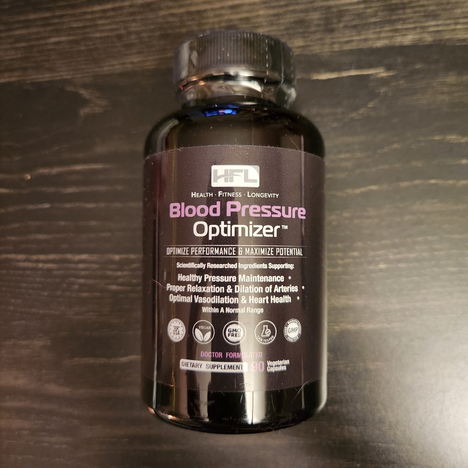 Blood Pressure Optimizer by Dr Sam Robbins 90 Count New Sealed 03/2028