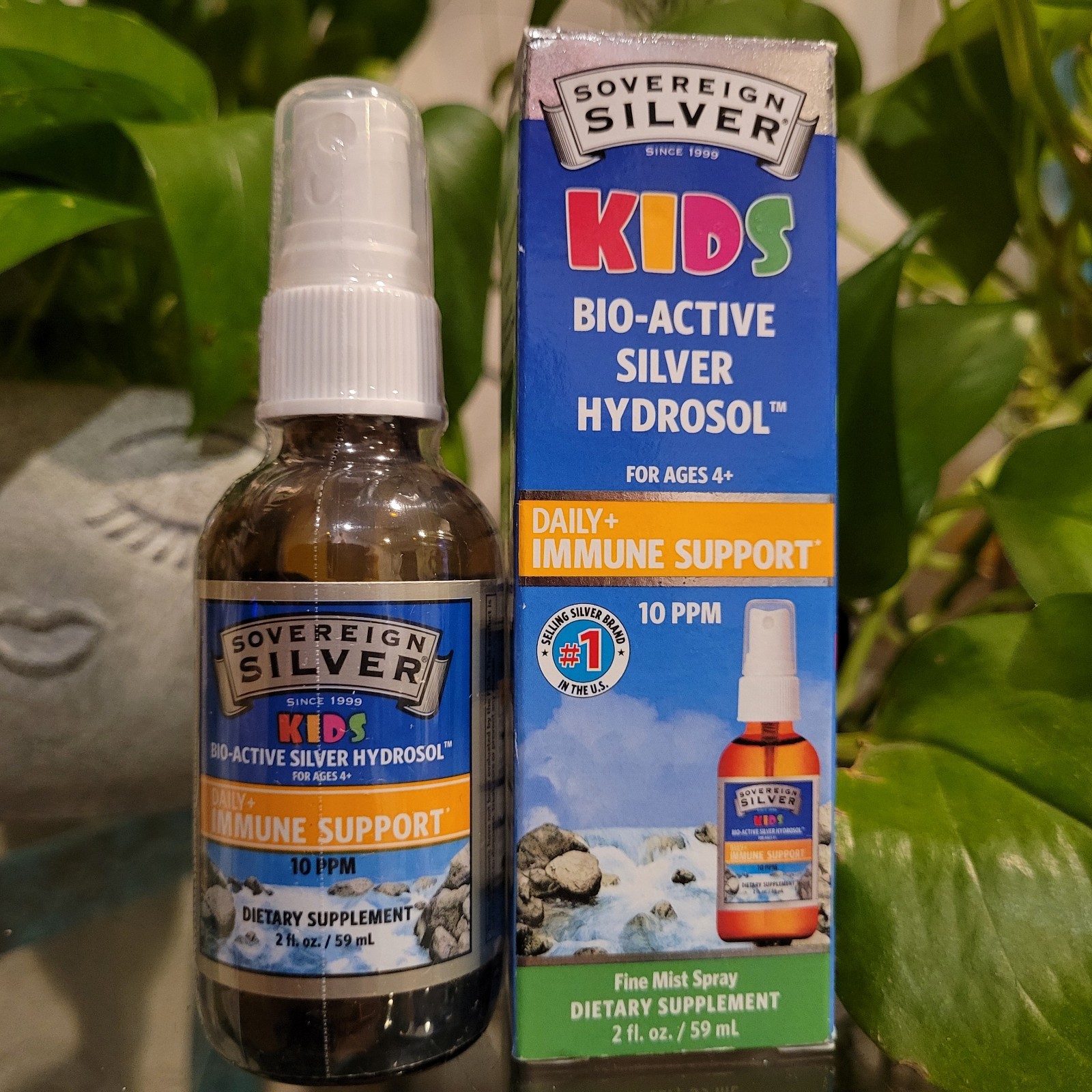 Sovereign Silver Natural Immunogenics Bio-Active Silver Kids Immune Spray 2 oz