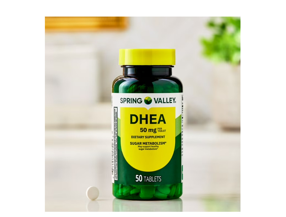 2 PACK Spring Valley DHEA 50mg Tablets, Dietary Supplement, 50 Count, PACK OF 2