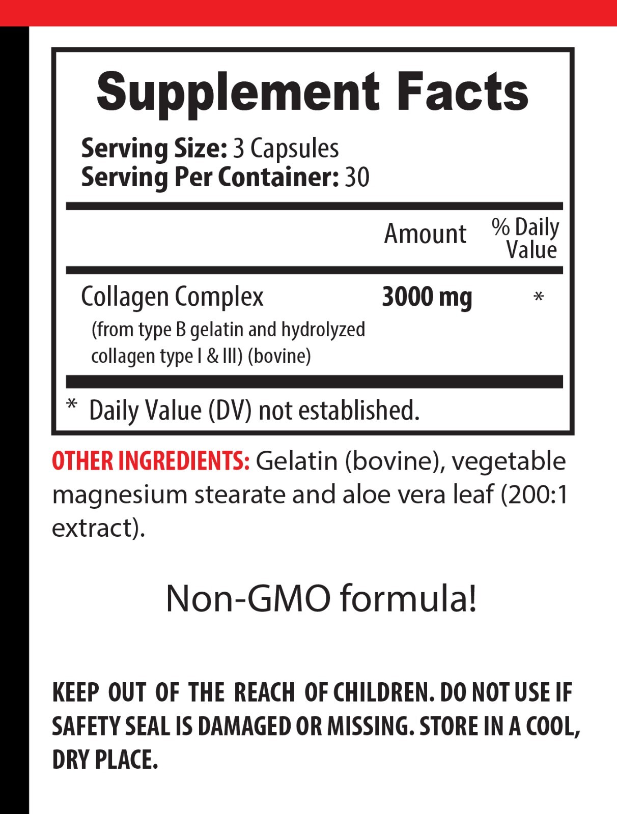 bone health supplements – COLLAGEN PEPTIDES – hydrating anti-aging 1 BOTTLE