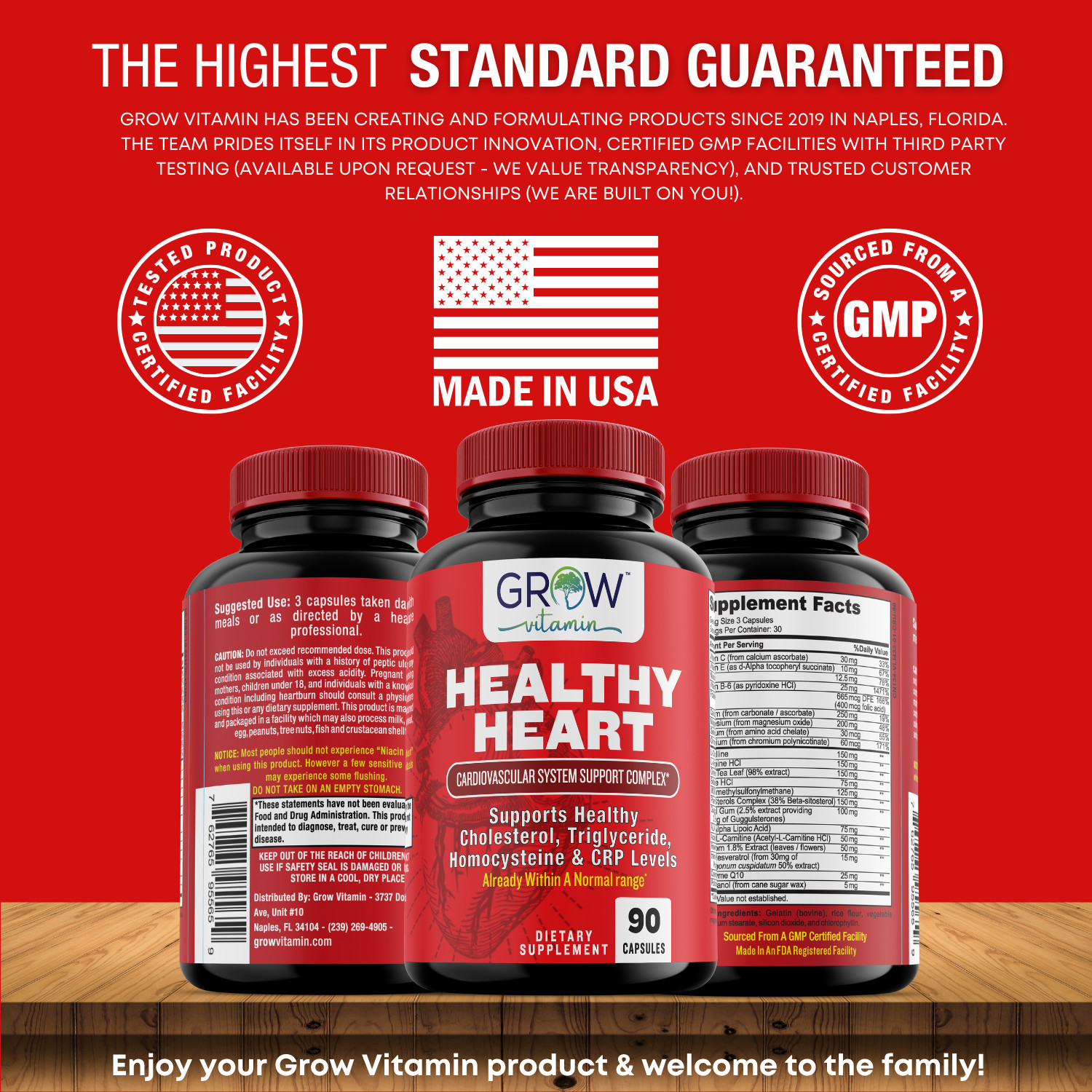 Healthy Heart Capsules for Artery Cleanse & Protection, and support of Arteries