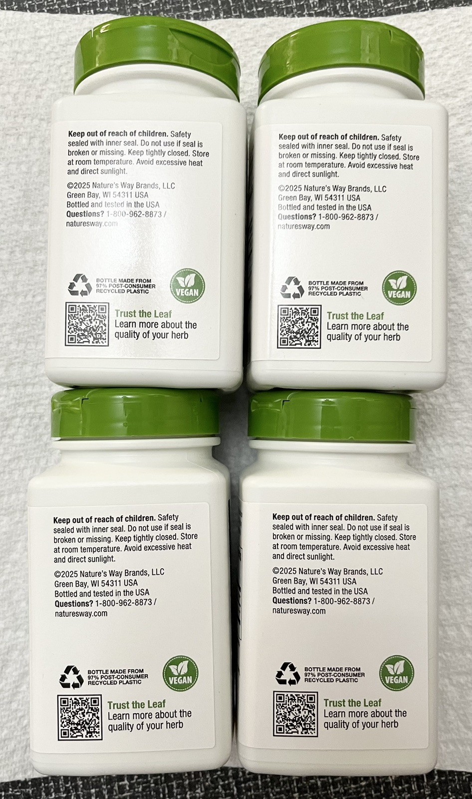 One Nature’s Way Astralagus Root Supl 1,410 mg Vegan/Gf Exp: 02/28/30 New Seal