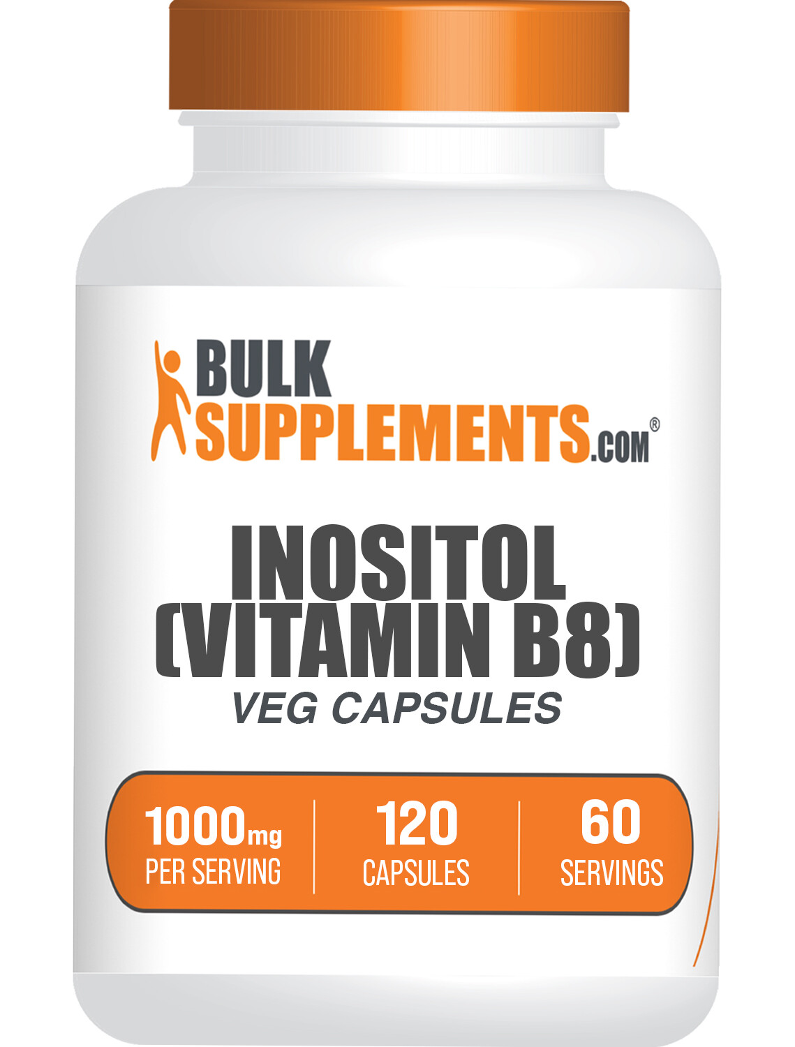 BulkSupplements Inositol (Vitamin B8) Capsules – 1000mg Per Serving
