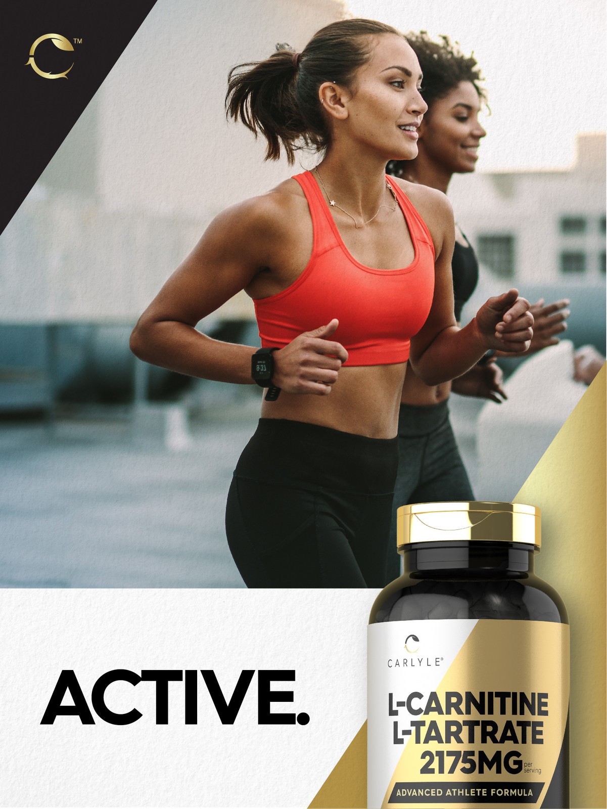 L-Carnitine 2175mg | 200 Capsules | Advanced Athlete Formula | by Carlyle