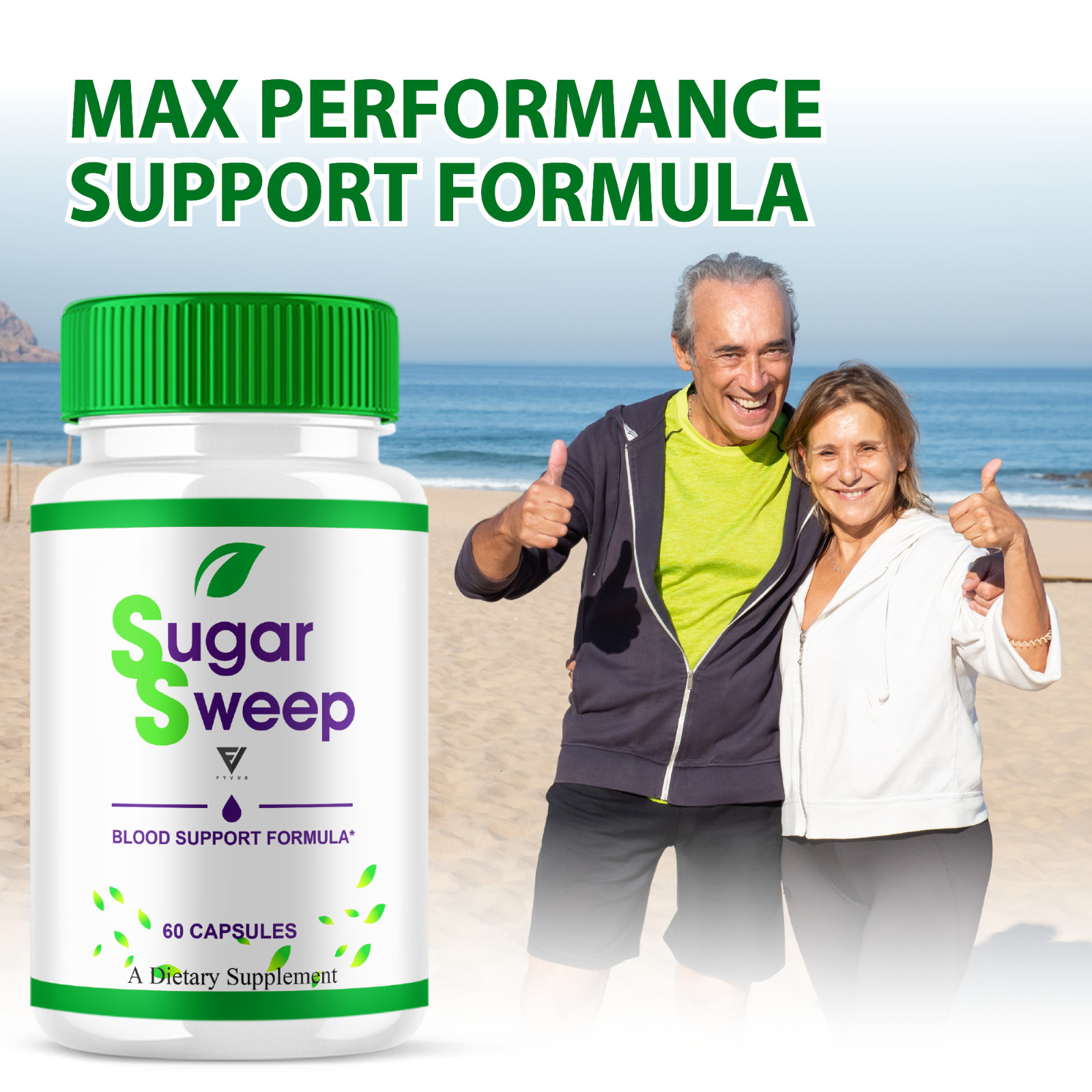 (5 Pack) Sugar Sweep Blood Support Supplement, SugarSweep Pills (300 Capsules)