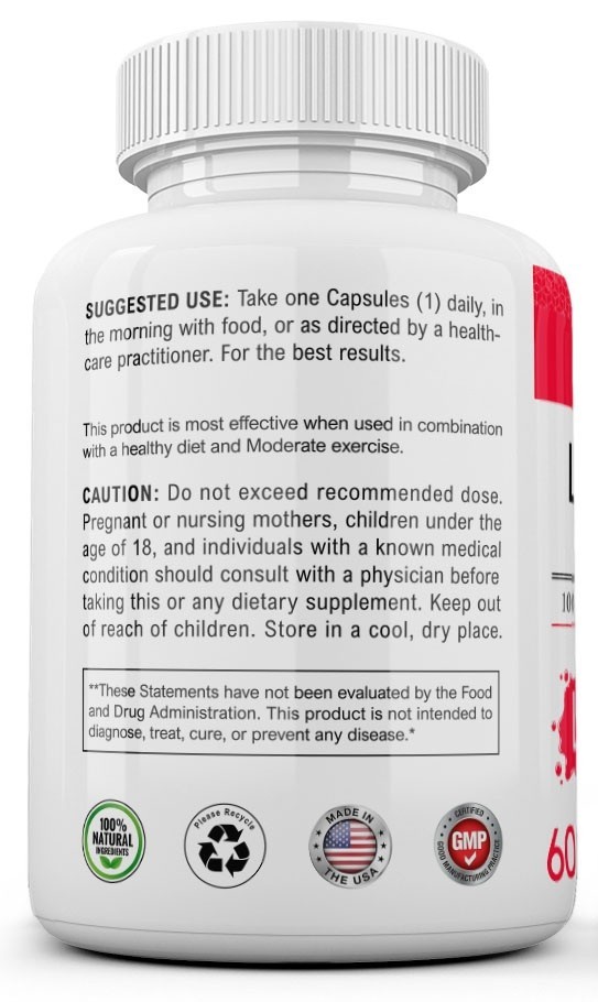 L-Theanine 200mg, 180 Capsules Double Strength Non-GMO, Gluten Free USA MADE