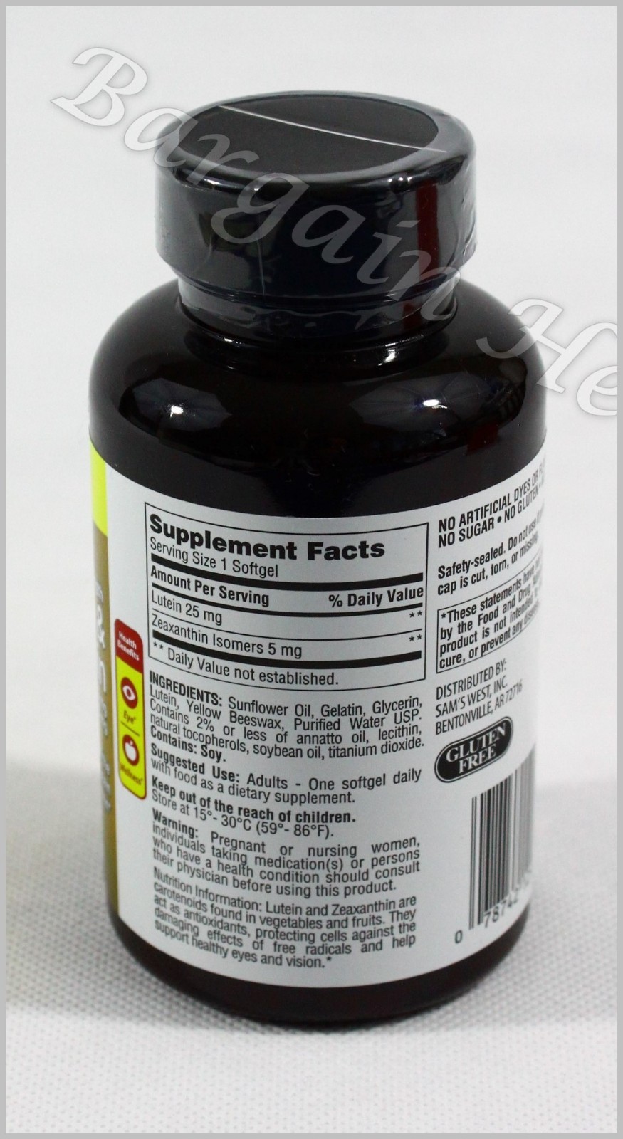 Member’s Mark Lutein 25mg & Zeaxanthin 5mg 150 Softgels New Free Shipping