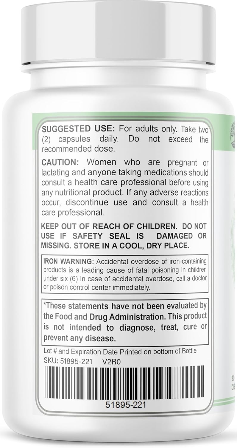 Hair Growth Nutraceutical For Women, 60 Capsules, Skin & Nails, Made in USA