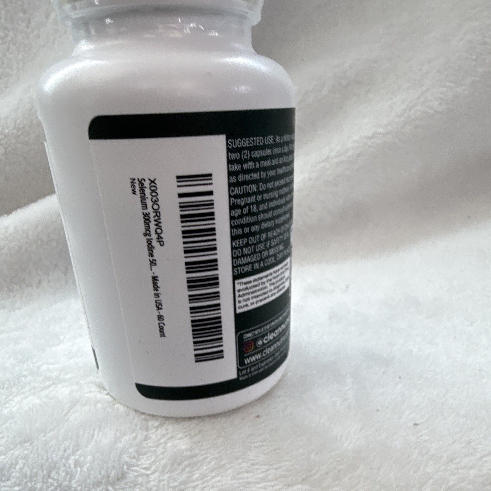 Clean Nutraceuticals Thyro Defend Thyroid Support Selenium Zinc 60 Caps 11/2026