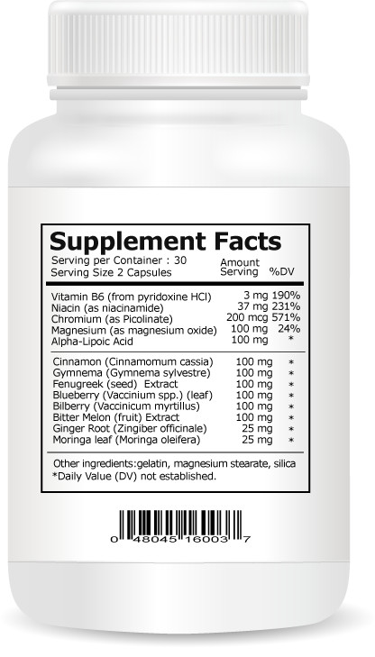 Blood Sugar Control, Support Blood Sugar Metabolism, Helps with Glucose Levels