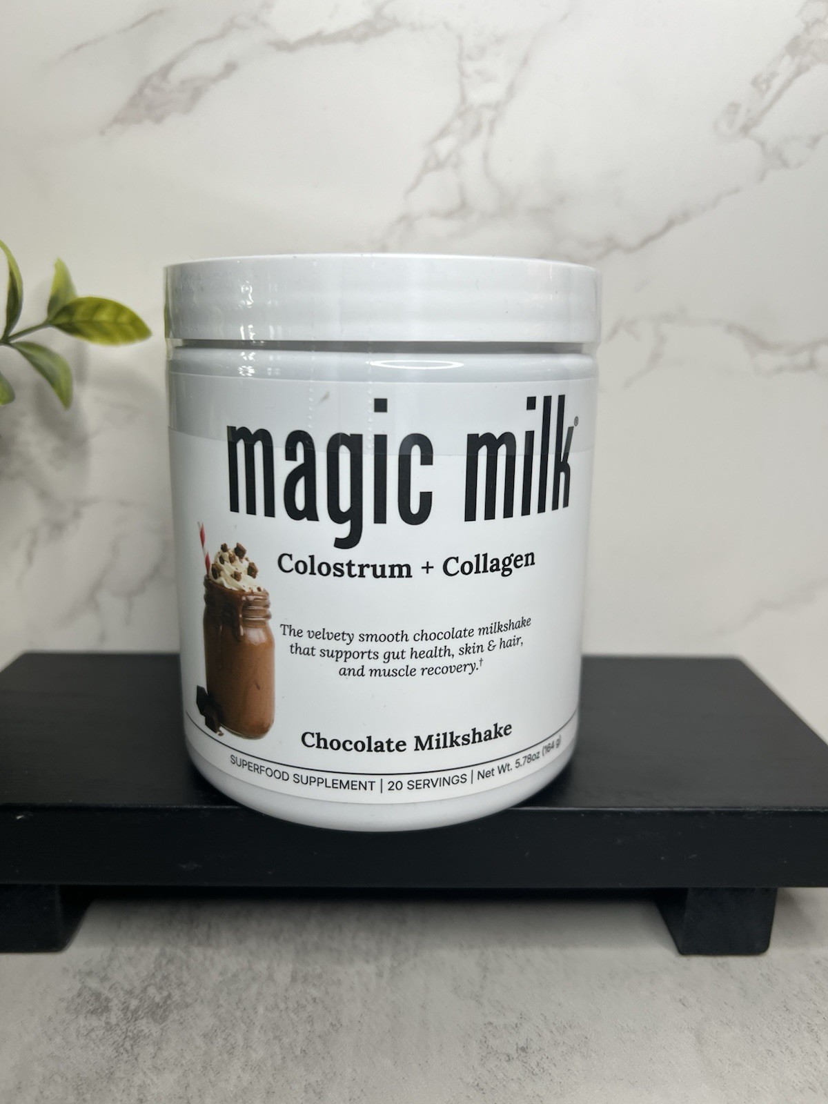 magic milk Colostrum + Collagen Chocolate 20 Servings Exp 06/2027