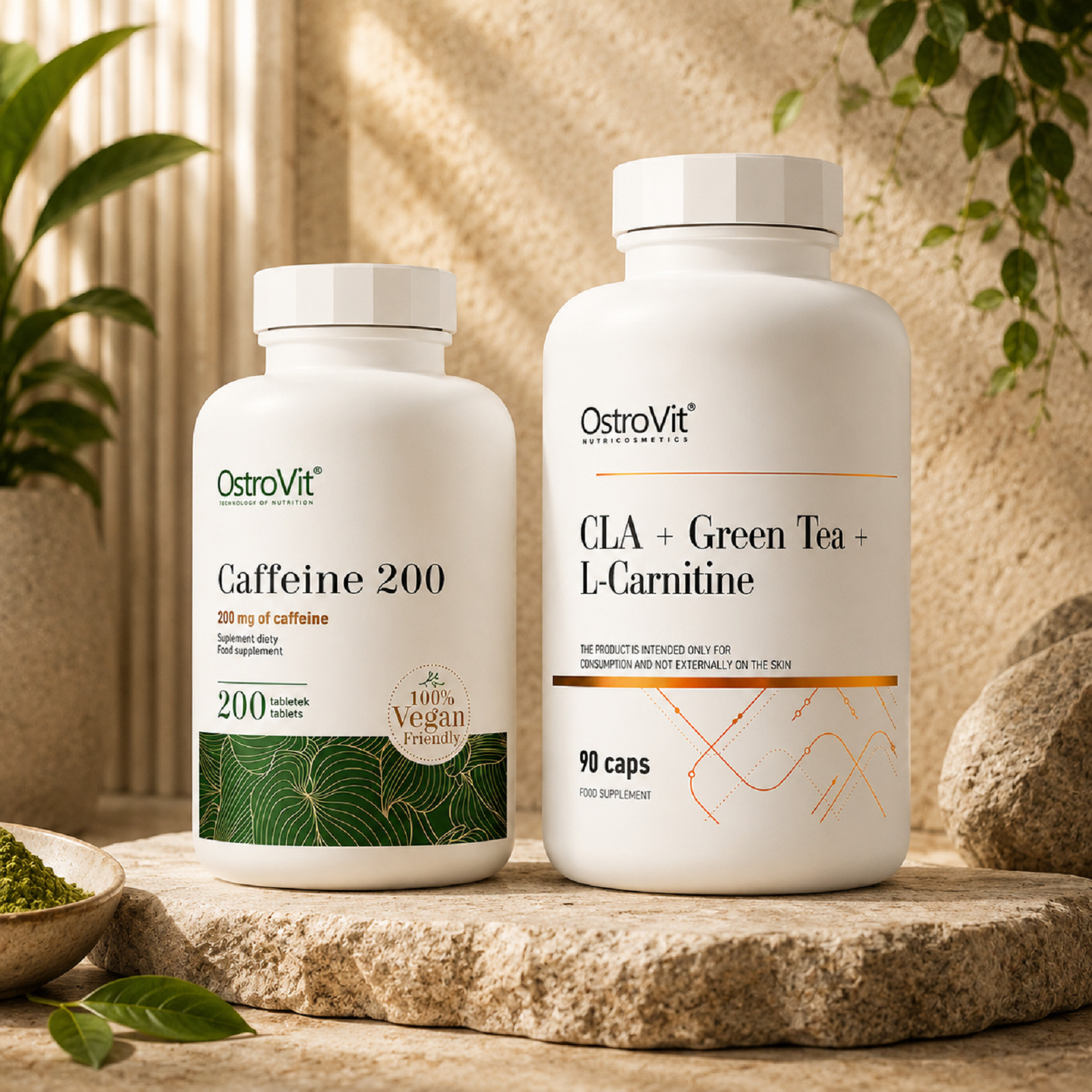 CAFFEINE + CLA + GREEN TEA + L-CARNITINE – Weight Loss More Energy Fat Reduction