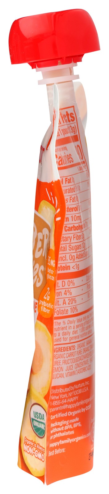 Happytot Organic Super Bellies Fruit And Veggie Blend Baby Food Pouch 4 16 Pack