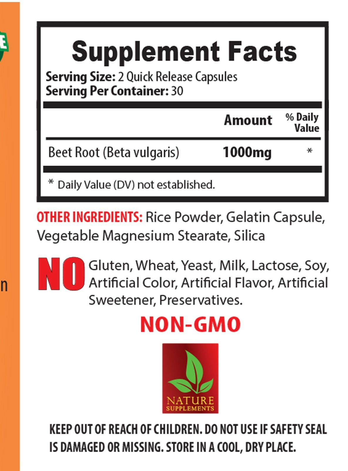 Flavor burst – BEET ROOT – Garden touch 3 Bottle 180 Capsules