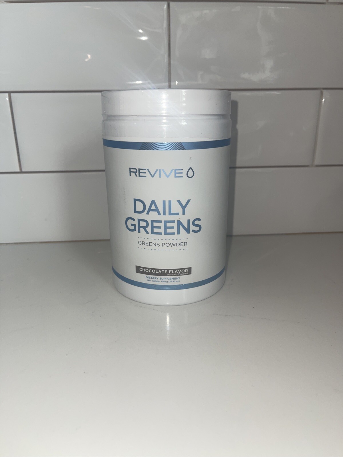Revive Daily Greens, Chocolate, 16.93 oz (480 g)