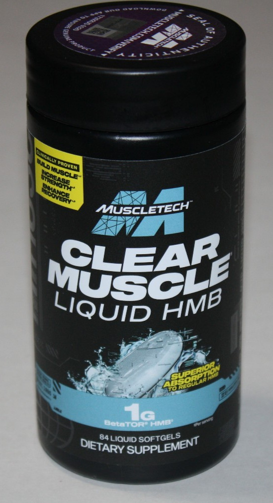 Clear Muscle® HMB Free Acid – Lean Muscle & Recovery – 84 Softgels Exp 01/27 NEW