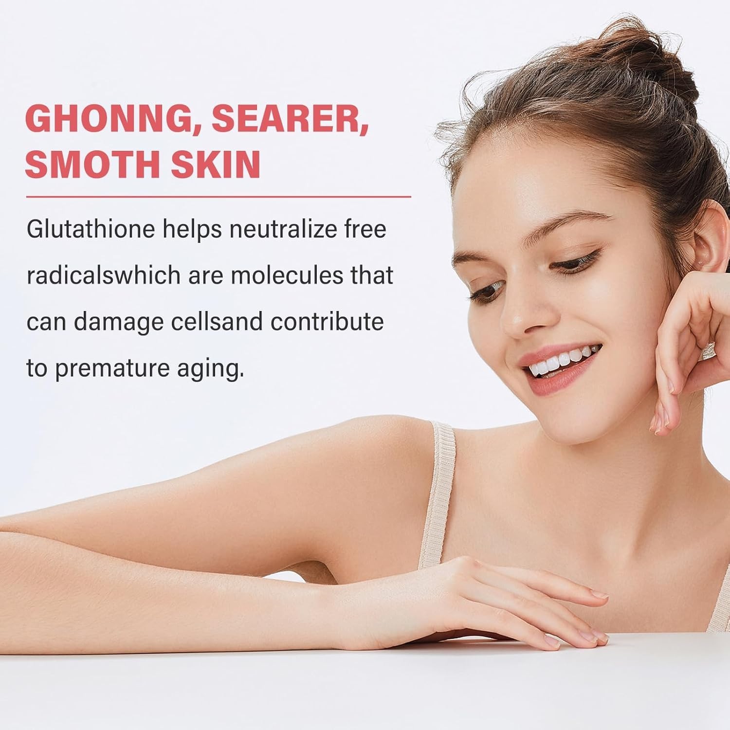 OMOGS Glutathione & NAC Supplement, with vtamin B & Selenium, Supports Liver…