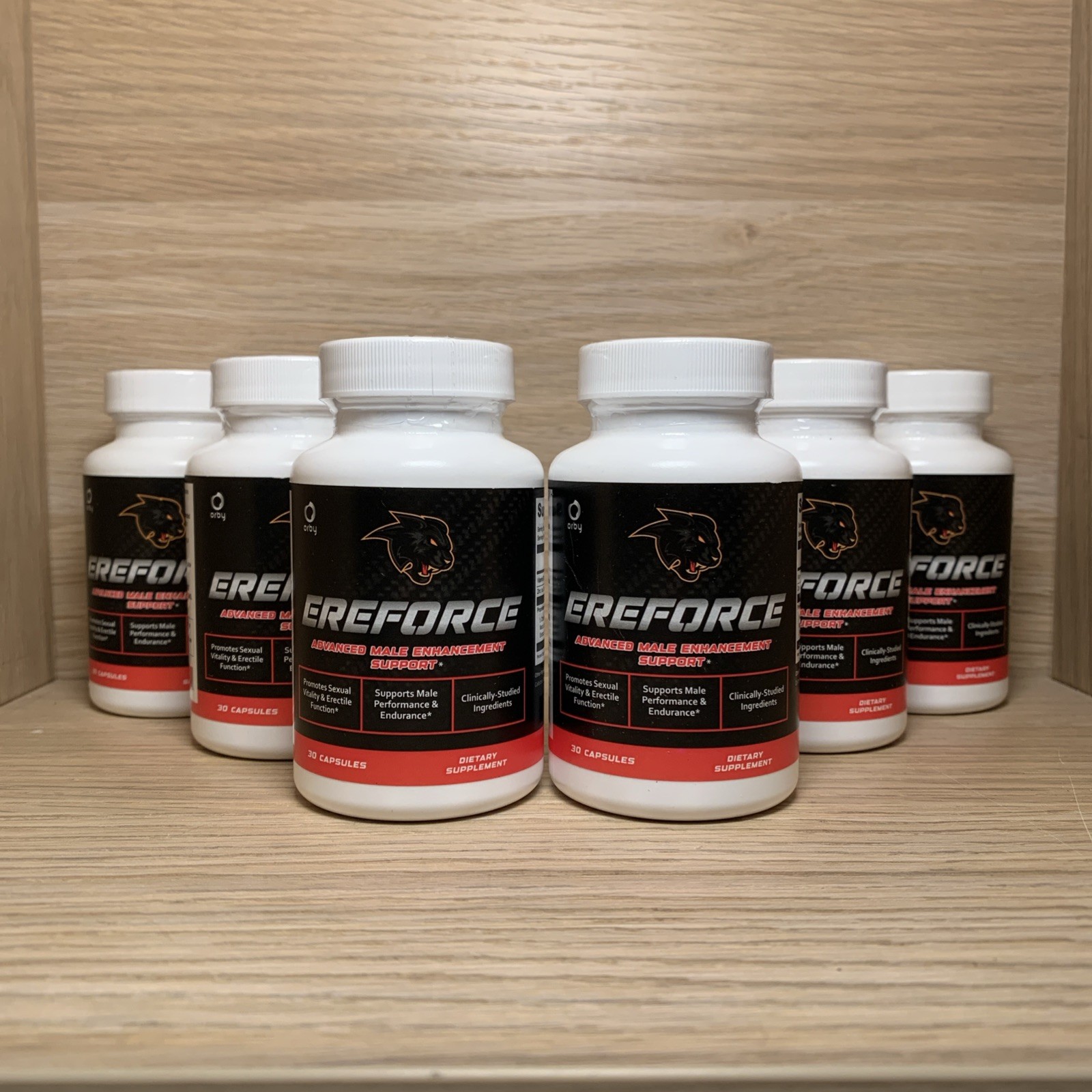 6-Pack Ereforce Pills for Men, Ere Force for Male Health Support – 180 Capsules